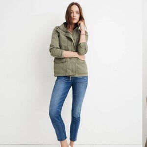 Madewell Passage Jacket Desert Olive Green 100% Cotton Medium